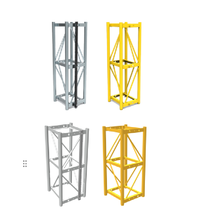 mast section;standard section;MC450;MC650