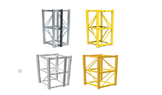 mast section;standard section;MC450;MC650